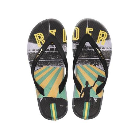 SANDALIA RIDER R1 FUTEBOL 37/38 PRETO/TORCIDA     