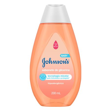 SABONETE LÍQUIDO DE GLICERINA DA CABEÇA AOS PÉS JOHNSON'S BABY