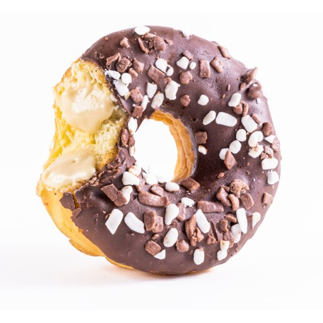 Donnuts Recheado Chocolate Preto e Branco