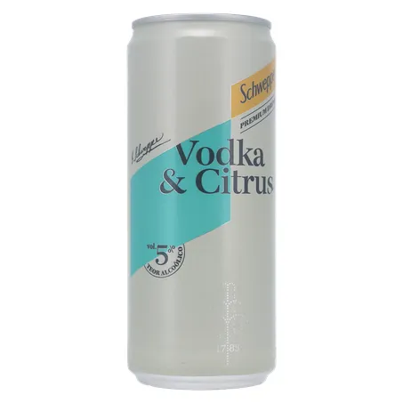 Bebida Mista Alcoólica Schweppes Vodka & Citrus Premium Lata 310ml 360-34