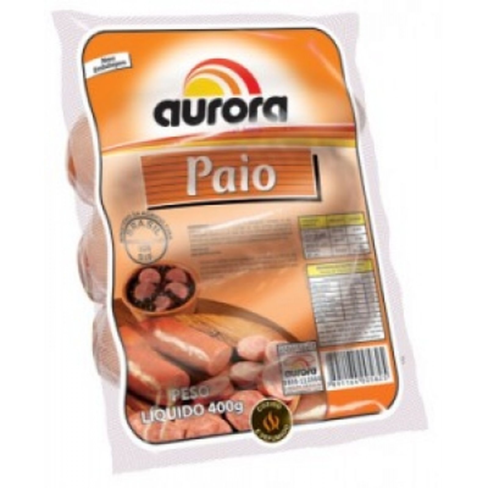 Linguiça Paio Aurora 400g