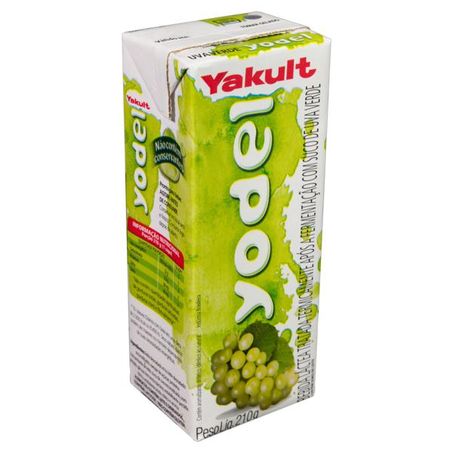 Bebida Lactea Yodel Yakult Uva Verde 210ml