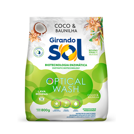 DETER PO GIRANDO SOL COCO E BAUNILHA 800G