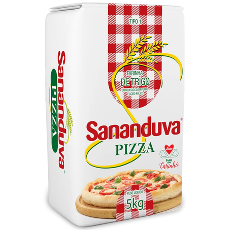 Farinha trigo sananduva 5kg massa pizza