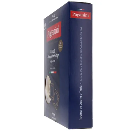 Massa Ravioli Paganini Queijo e Trufa Caixa 200gr 360-7