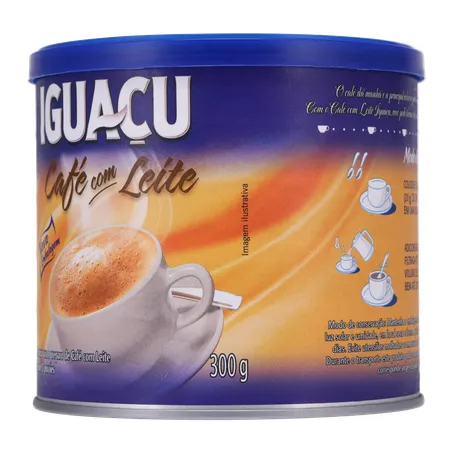 MISTURA CAFÉ C/LEITE IGUAÇU 300G 360-4