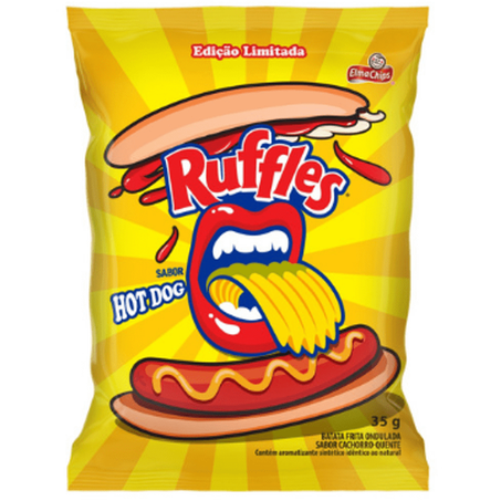 Salgadinhos elma chips ruffles hot dog 35g