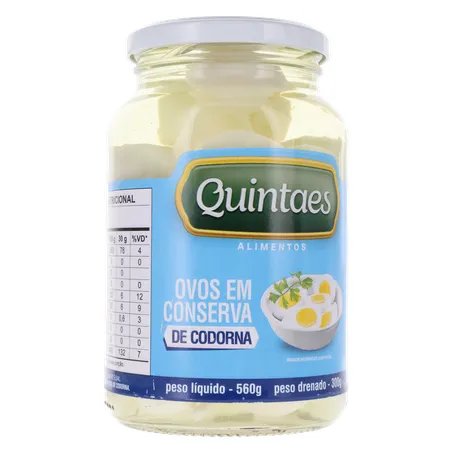 Ovos de codorna quintaes 300g 360-34