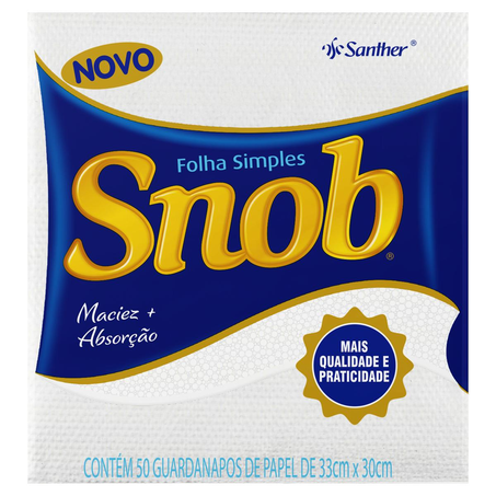 Guardanapo Snob Grande - Com 50 Guardanapos