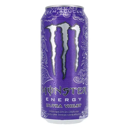 Energético Monster Ultra Violet Sem Açúcar 473Ml