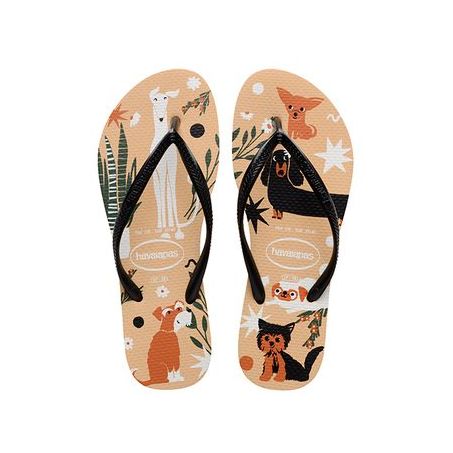 SANDALIA HAVAIANA SLIM PETS GOLD 33/34