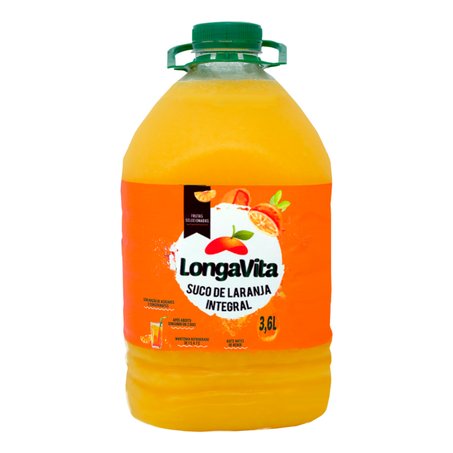 SUCO DE LARANJA INTEGRAL LONGAVITA 3.6L