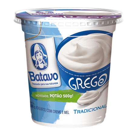 IOGURTE BATAVO GREGO PT 450G TRADICIONAL
