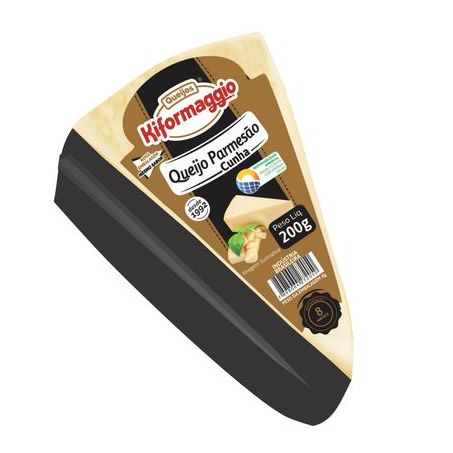 QUEIJO PARMESÃO KIFORMAGGIO CAPA PRETA 200G