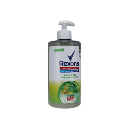 Sabonete Líquido Rexona Antibacteriano Erva Doce 500Ml  360-34