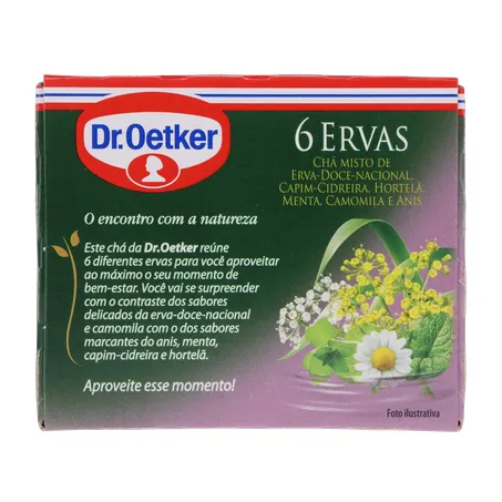 Cha Dr Oetker 6 Ervas C/10 Sachês 360-2
