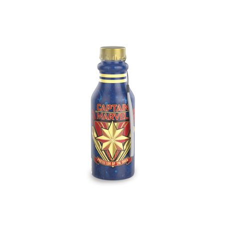 GARRAFA RETRO PLASUTIL 500ML CAPITÃ MARVEL
