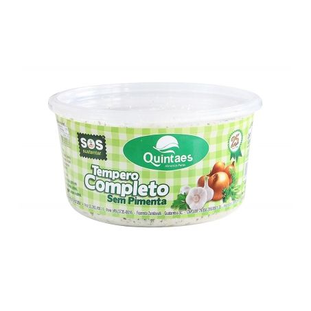 Tempero Pronto Completo Quintães Sem Pimenta Embalagem 200G
