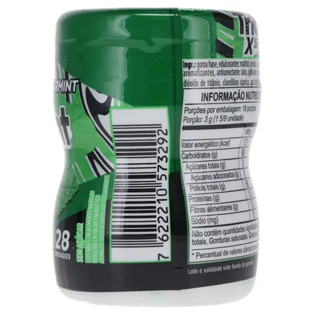 GOMA MASCAR TRIDENT GARRAFA SPEARMINT 54G 360-11