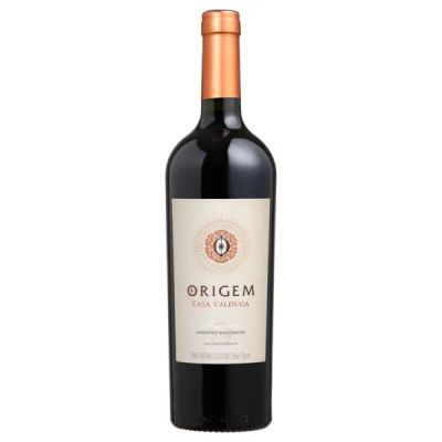 Vinho fino tinto seco cabernet sauvignon origem casa valduga 750ml