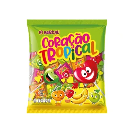 PIRULITO BERBAU CORAÇÃO TROPICAL 100G 