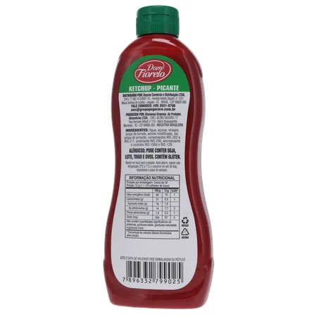 Ketchup dom fiorelo picante 400g 360-19