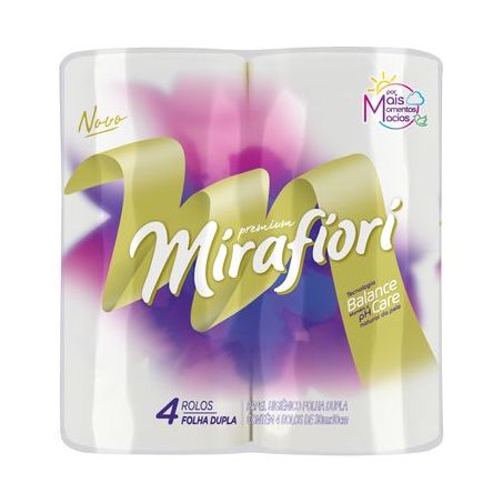 Papel Higiênico Mirafiori Folha Dupla 30m 4un