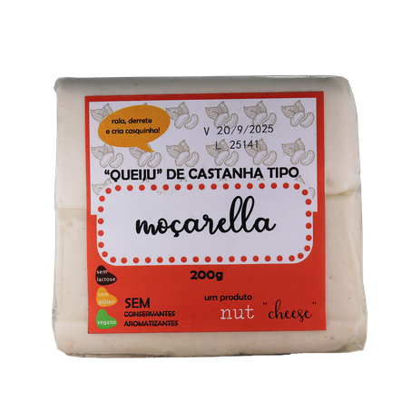 QUEIJO VEG MUÇARELA 200G - NUTCHEESE
