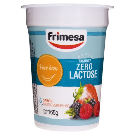 IOGURTE PARCIALMENTE DESNATADO FRUTAS VERMELHAS ZERO LACTOSE FRIMESA