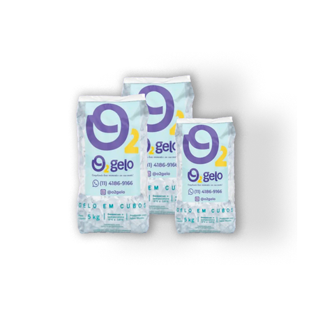 Gelo Pacote 5kg Unidade