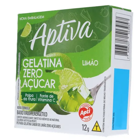 Gelatina apti limão zero açúcar 12g 360-4