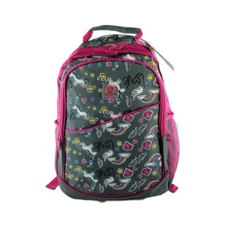 MOCHILA ESCOLAR FEM UNICORNIO BPG