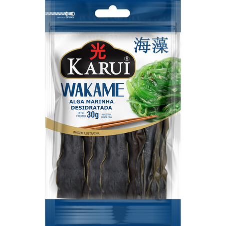 Alga Marinha Desidrata Wakame Karui 30G