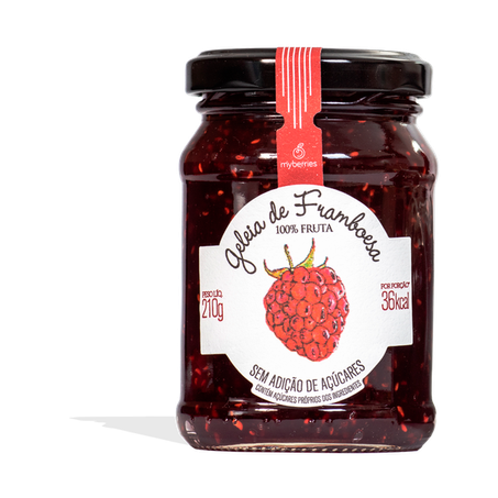 GELEIA MYBERRIES FRAMBOESA S/ACUCAR 210G