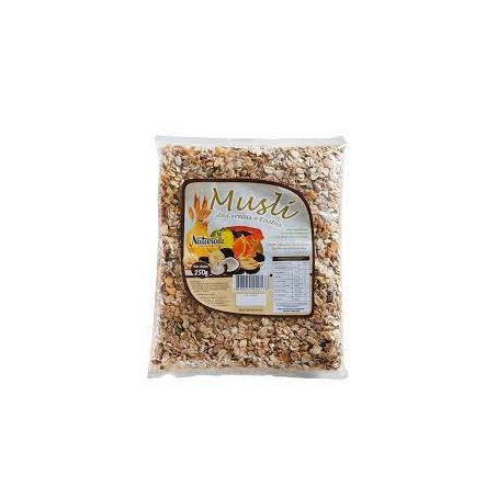 NATURALE MUSLI DE CEREAIS E FRUTAS 250 G          