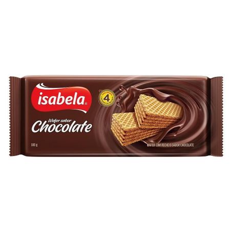 Biscoito Wafer Isabela Chocolate 100G