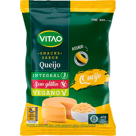 Snack Integral Vitao 40g - Queijo