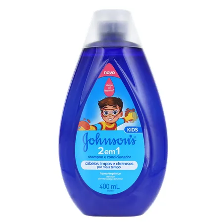Shampoo Johnsons Kids 400ml  - 2 em 1