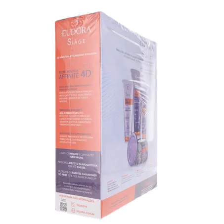 Kit Shampoo Condic Liso Intenso Eudora 375ml 360-12