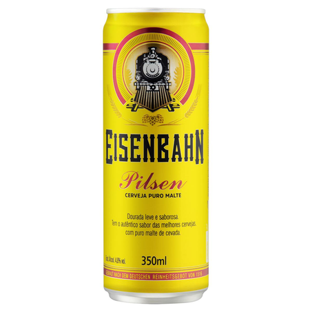 Cerveja Eisenbahn 350ml - Pilsen - Lata