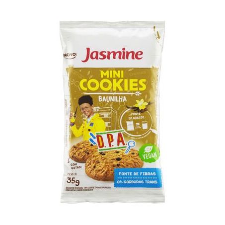 MINI COOKIES JASMINE BAUNILHA VEGAN 35G