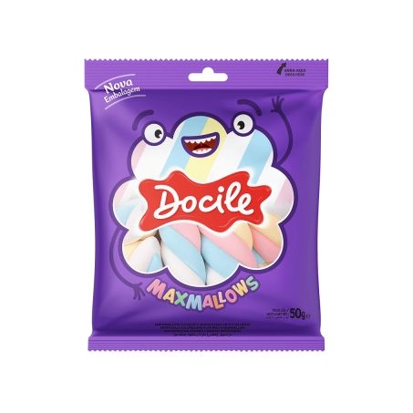 MARSHMALLOW DOCILE TWIST COLOR TORCAO BAUNILHA 50G 