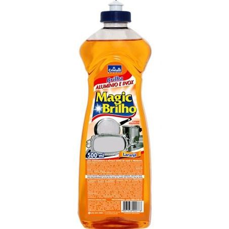 Brilha Aluminio Magic Brill Laranja 500ml