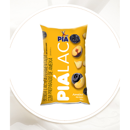 Bebida Láctea Piá Ameixa Saco 900G
