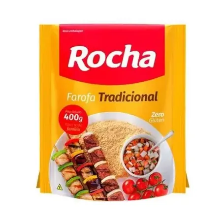 Farofa rocha trad 400g