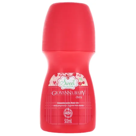Desodorante giovanna baby cherry feminino roll on 50ml 360-0