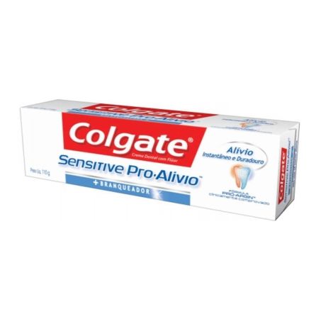 Creme Dental Colgate Sensitive Pro-alívio Real White 110G
