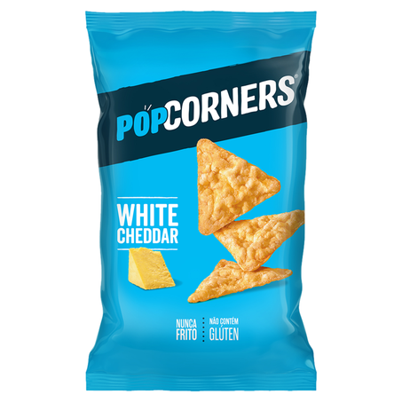 Salgadinho Popcorners White Cheddar Pacote 57g 
 