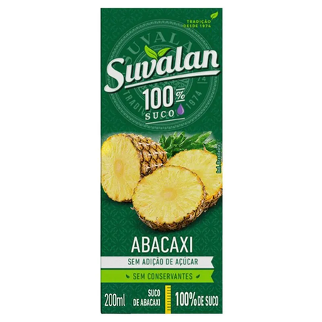 Suco Abacaxi Suvalan 200ml