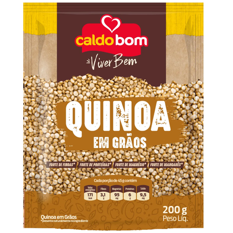 Quinoa em graos caldo bom 200gr